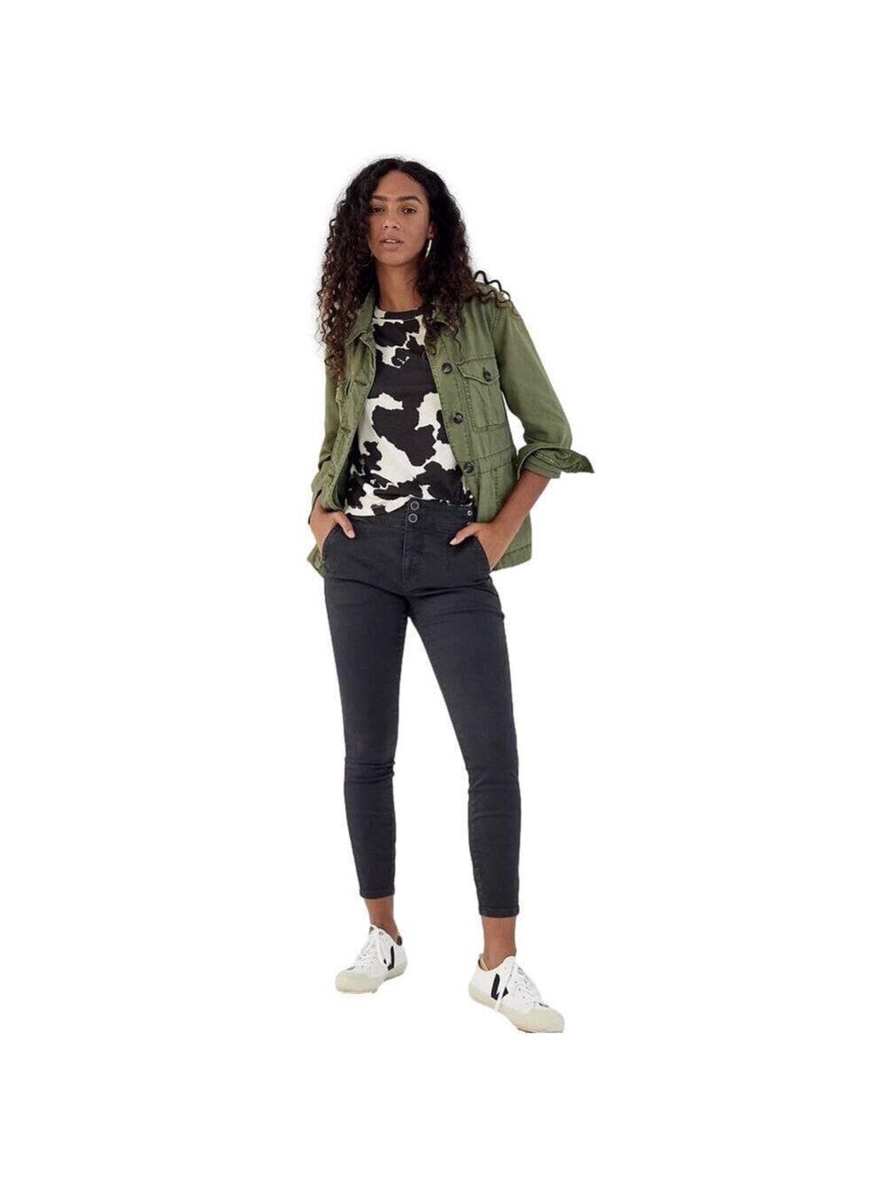 PILCRO / LETTERPRESS {Anthropologie} High-Rise Darted Denim